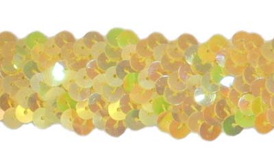 3 soros irizáló elasztikus flitterbortni, 3 cm széles